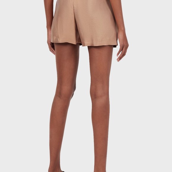 EMPORIO ARMANI  Flowing, knotted, viscose shorts - Picture 6 of 6